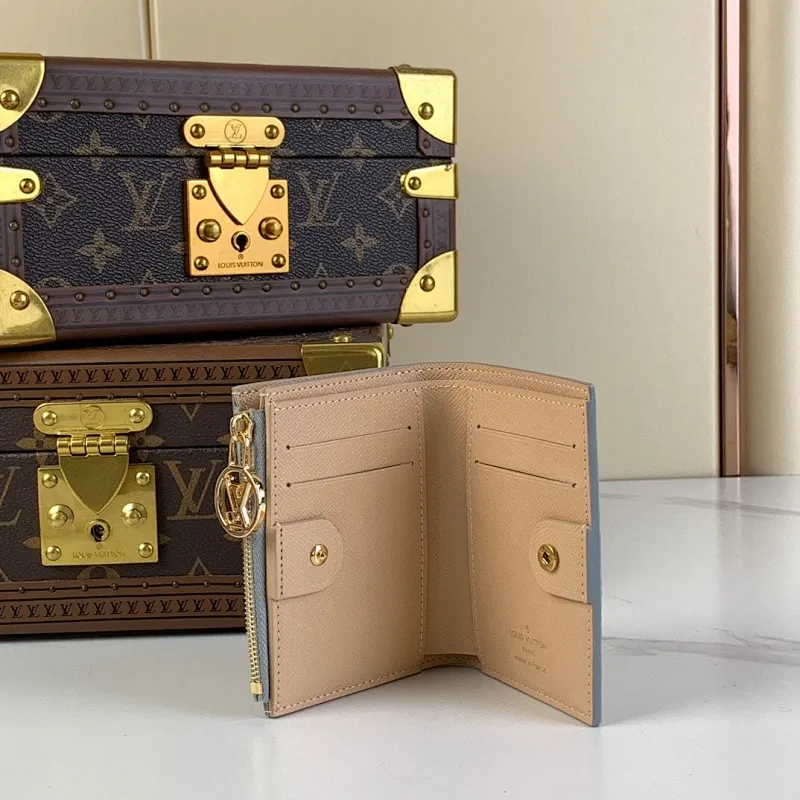 All categories 💚 Authentic bags 💚 LV 2024 official website new LV short wallet