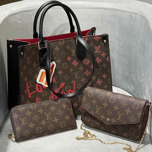 All categories Official website "Three-piece bag set" Three-piece set💖 LV 2023 new LV bag three-piece set wholesale