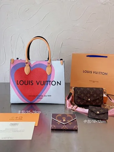 All categories Official website "Three-piece bag set" Three-piece set💖 LV 2023 new LV bag three-piece set wholesale