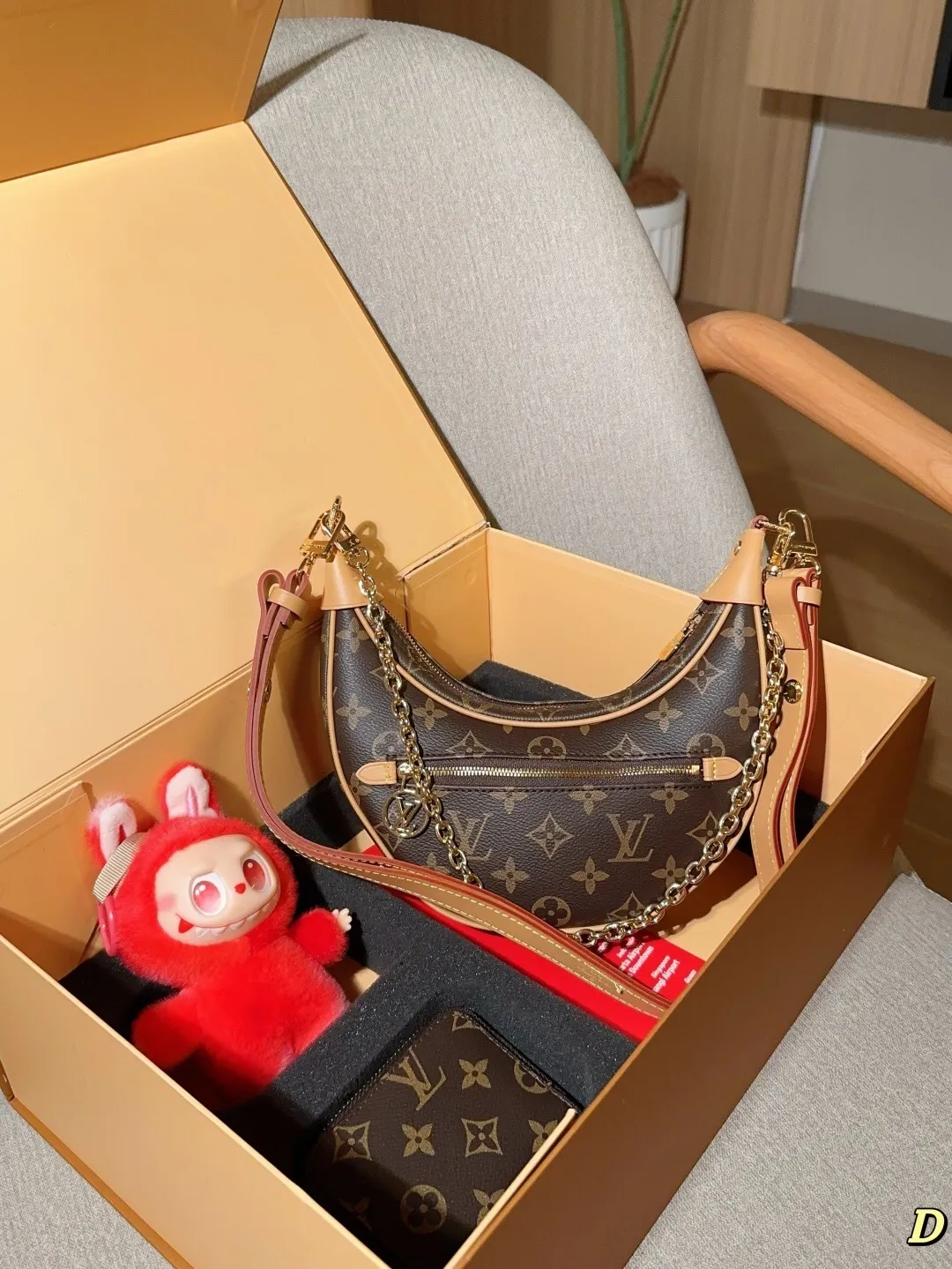 All Categories Official Website "Brand Women's Bags" Women's Bags 💙 LV 2025 New LV Set Loop Pea Bag