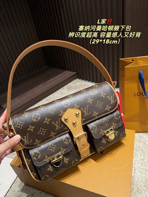 All categories Official website "Brand Women's Bags" Women's Bags 💙 LV 2024 official website new LV armpit bag