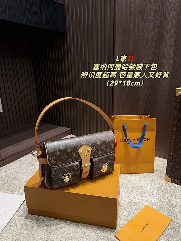 All categories Official website "Brand Women's Bags" Women's Bags 💙 LV 2024 official website new LV armpit bag