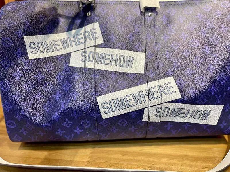 All categories Official website "Brand Women's Bags" Women's Bags 💙 LV 2022 official new LV travel bag wholesale 58002400 High quality Size: 50-29-23CM