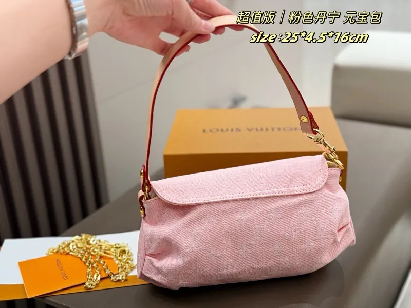 All categories Official website "Brand Women's Bags" Women's Bags 💙 LV 2025 new LV armpit bag