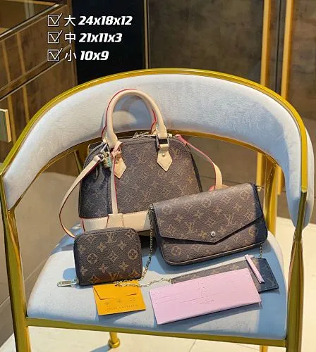 All categories Official website "Three-piece bag set" Three-piece set💖 LV 2023 new LV bag three-piece set wholesale