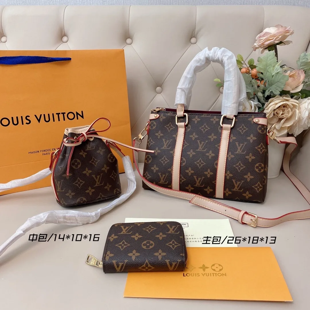 All categories Official website "Three-piece bag set" Three-piece set💖 LV 2023 new LV bag three-piece set wholesale