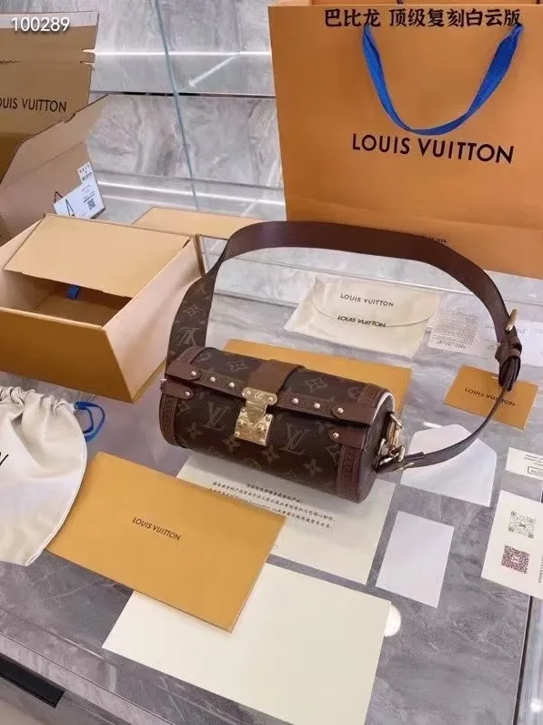 All categories Official website "Brand Women's Bags" Women's Bags 💙 LV fine imitation LV, high imitation LV bags, LV crossbody bags, 2023 official latest version LV cylindrical bag, LV bag factory, recommended bags, size: 19-9-9CM