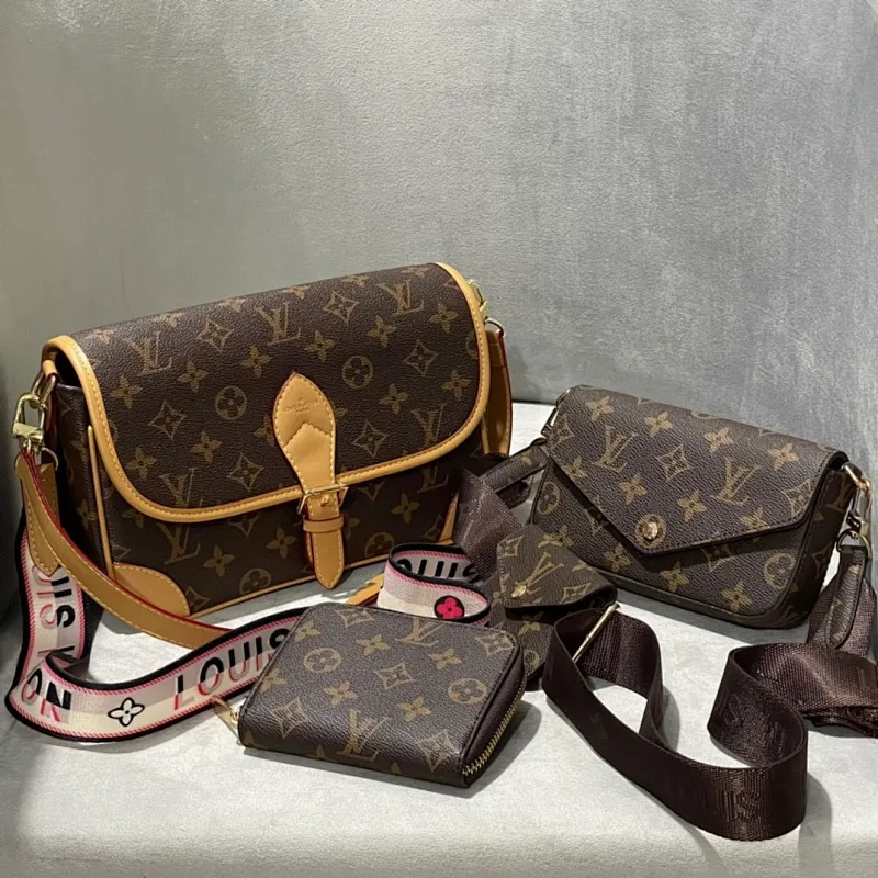 All categories Official website "Three-piece bag set" Three-piece set💖 LV 2023 new LV bag three-piece set wholesale