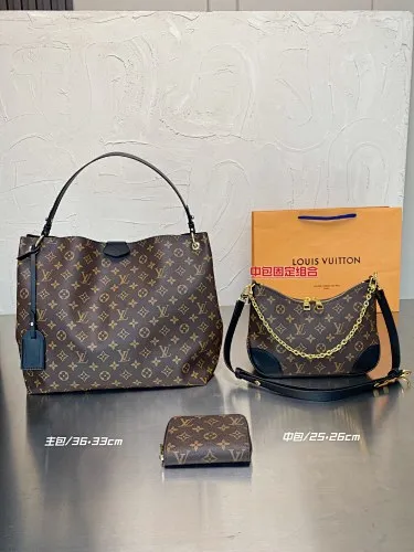 All categories Official website "Three-piece bag set" Three-piece set💖 LV 2023 new LV bag three-piece set wholesale