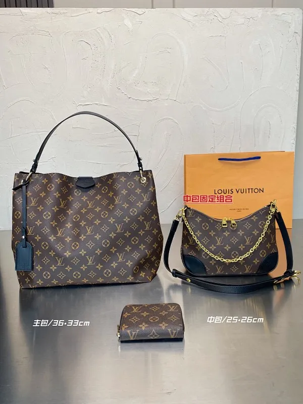 All categories Official website "Three-piece bag set" Three-piece set💖 LV 2023 new LV bag three-piece set wholesale