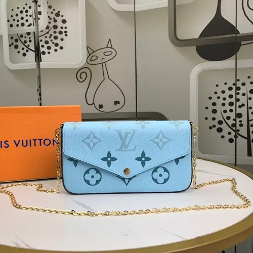 All categories Official website "Brand Women's Bags" Women's Bags 💙 LV 2022 official new LV crossbody bag wholesale 58001000 High quality Size: 21-12-3CM