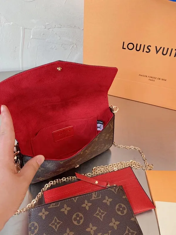 All categories Official website "Three-piece bag set" Three-piece set💖 LV 2023 new LV bag three-piece set wholesale