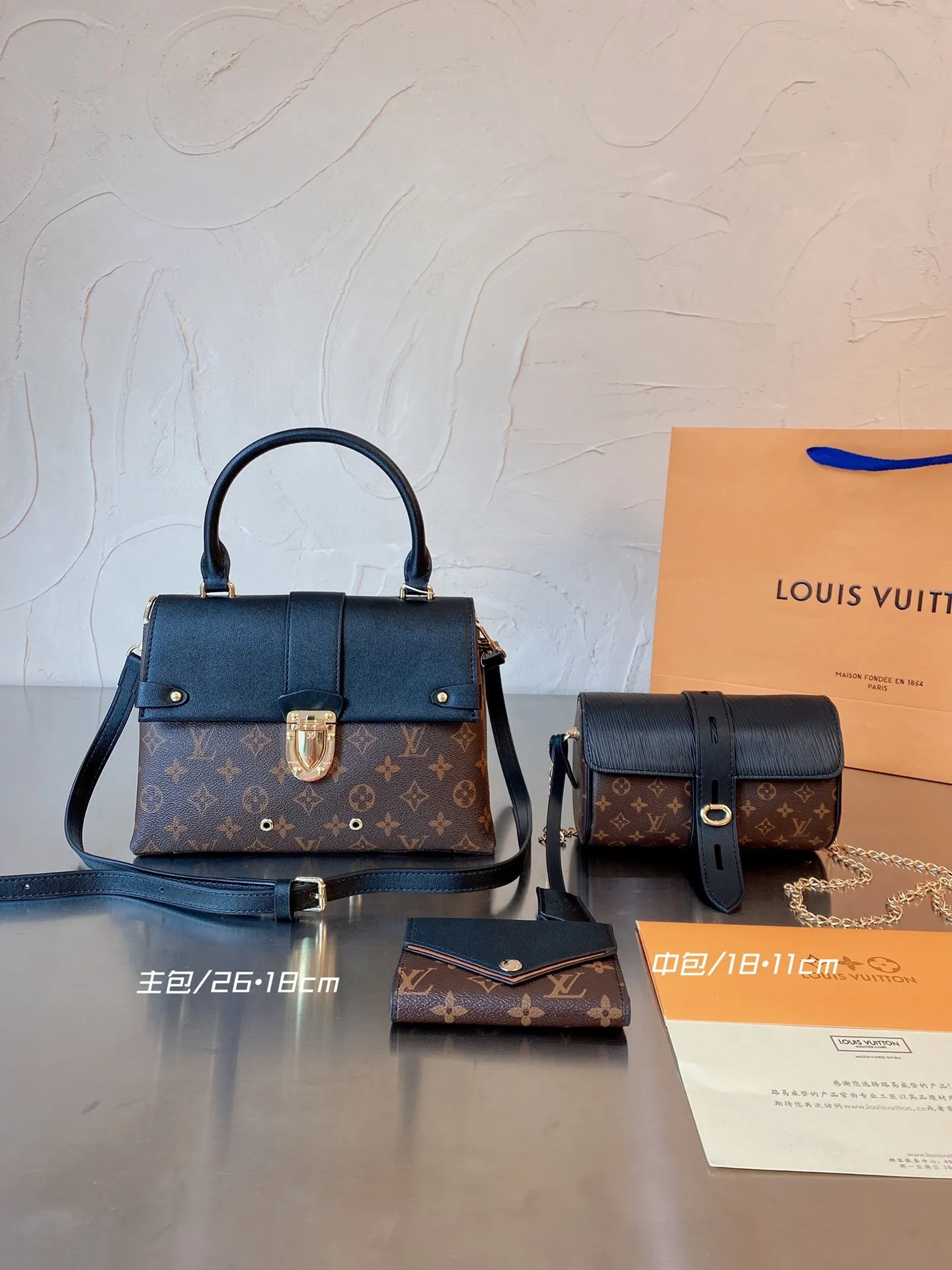 All categories Official website "Three-piece bag set" Three-piece set💖 LV 2023 new LV bag three-piece set wholesale