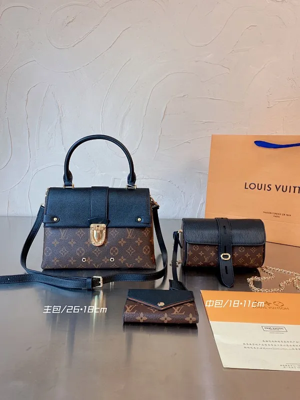 All categories Official website "Three-piece bag set" Three-piece set💖 LV 2023 new LV bag three-piece set wholesale