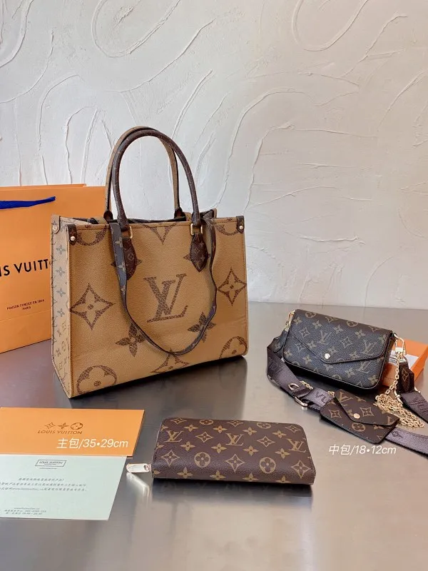 All categories Official website "Three-piece bag set" Three-piece set💖 LV 2023 new LV bag three-piece set wholesale