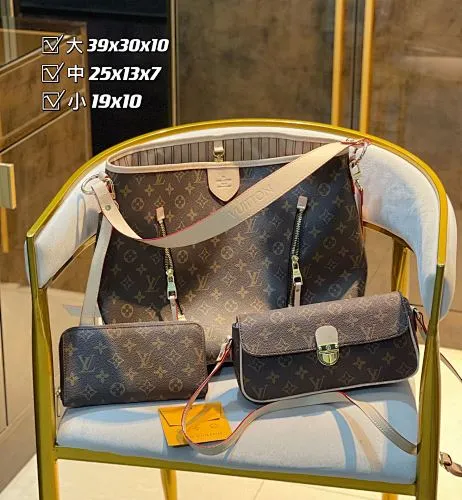 All categories Official website "Three-piece bag set" Three-piece set💖 LV 2023 new LV bag three-piece set wholesale