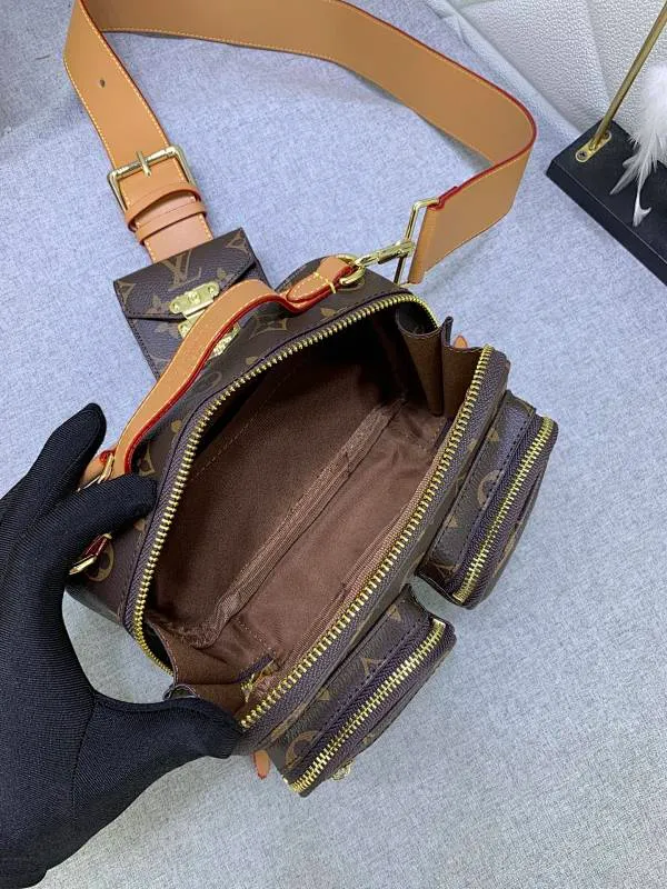All categories Official website "Brand Women's Bags" Women's Bags 💙 LV replica LV, fine imitation LV bags, LV shoulder bags, 2023 official latest version LV crossbody bag, bag factory, original material, size: 18-11-10CM