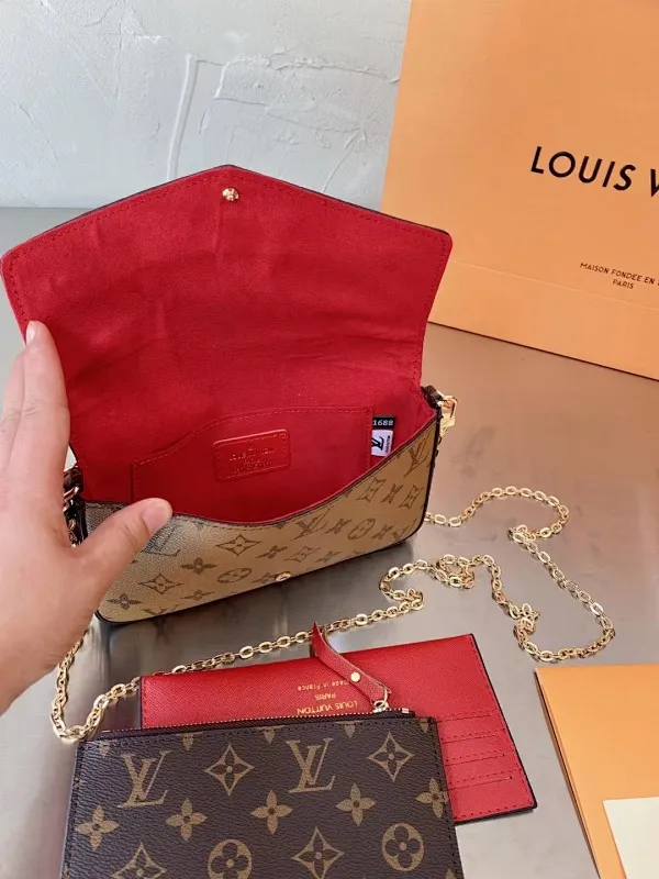 All categories Official website "Three-piece bag set" Three-piece set💖 LV 2023 new LV bag three-piece set wholesale