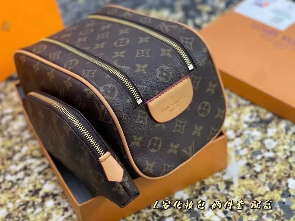 All categories Official website "Brand Women's Bags" Women's Bags 💙 LV fine imitation LV, high imitation LV bags, LV handbags, 2023 official latest version LV cosmetic bag, LV bag factory, recommended bags, size: 27-14-15.5CM