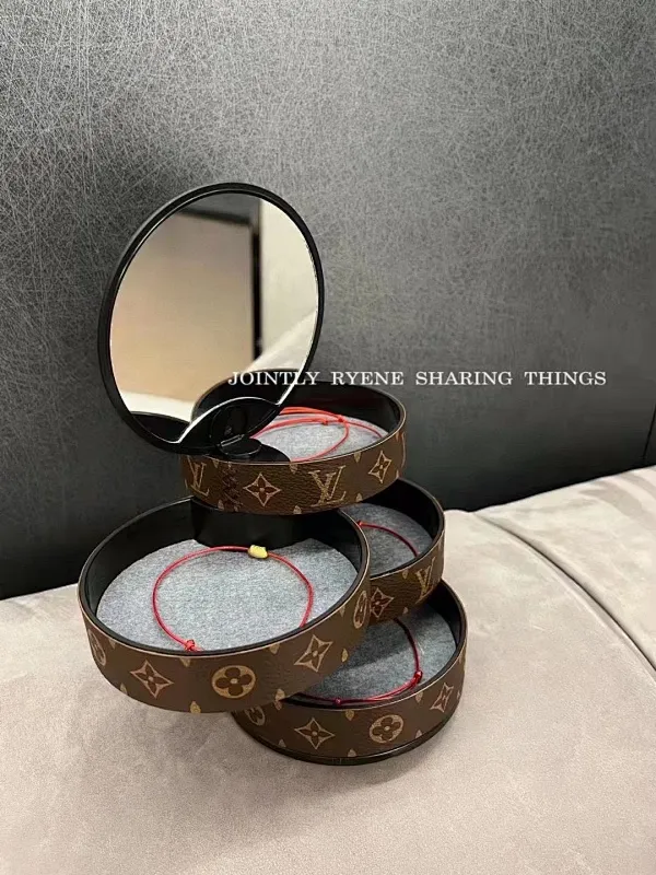 All categories Official website "Brand Women's Bags" Women's Bags 💙 LV 2022 Official New LV Jewelry Storage Box Wholesale 58001500 High Quality Size: 10-10CM