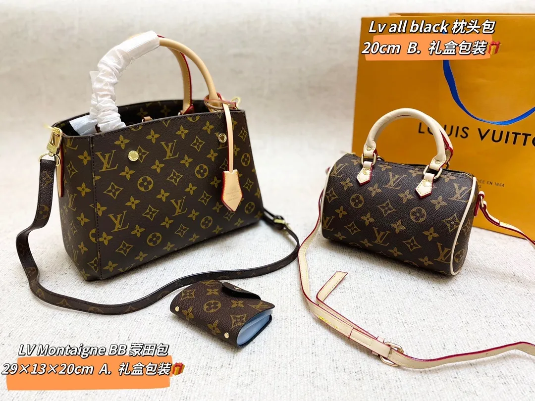 All categories Official website "Three-piece bag set" Three-piece set💖 LV 2023 new LV bag three-piece set wholesale