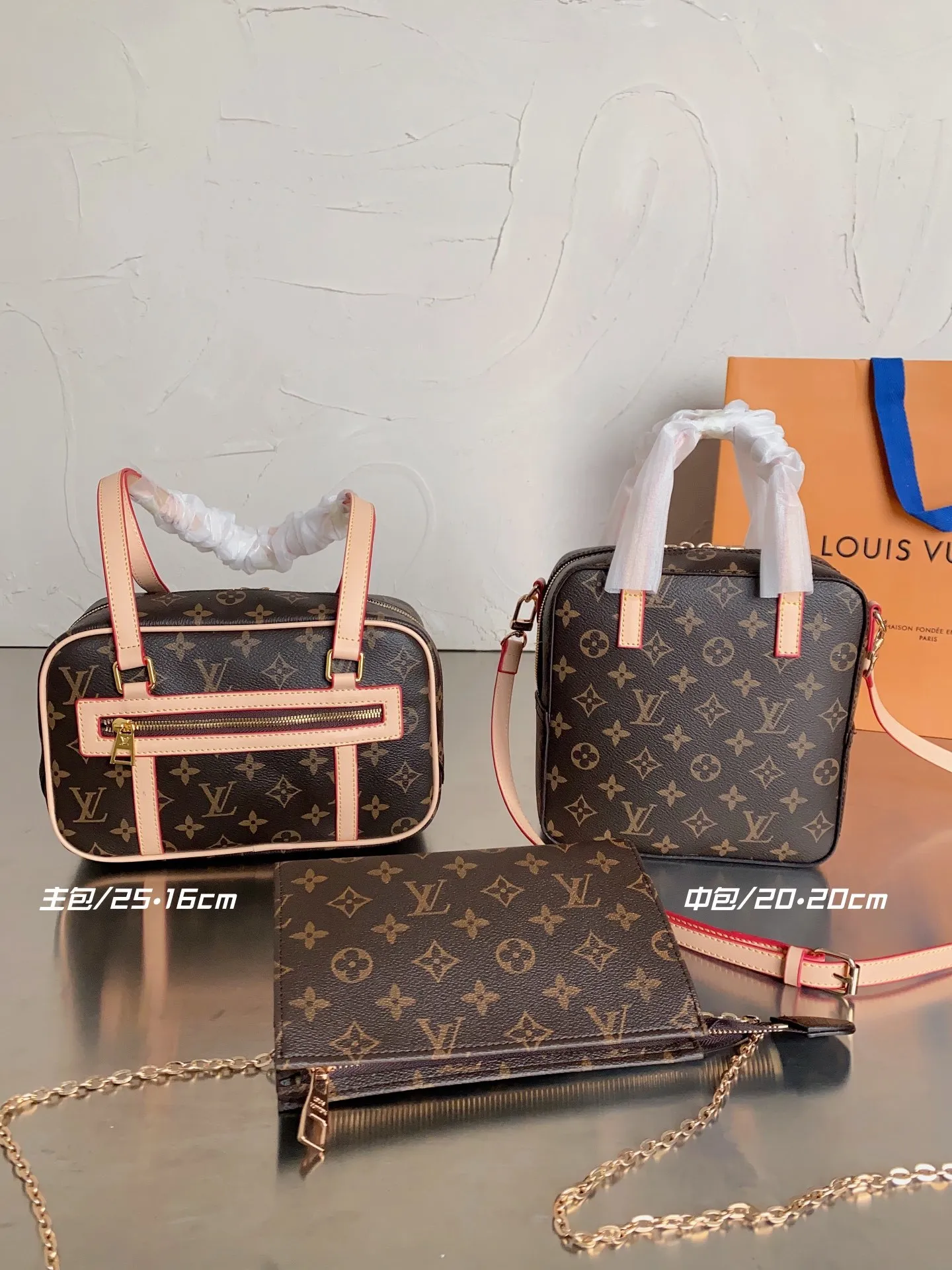 All categories Official website "Three-piece bag set" Three-piece set💖 LV 2023 new LV bag three-piece set wholesale