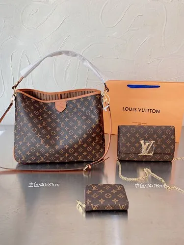All categories Official website "Three-piece bag set" Three-piece set💖 LV 2023 new LV bag three-piece set wholesale