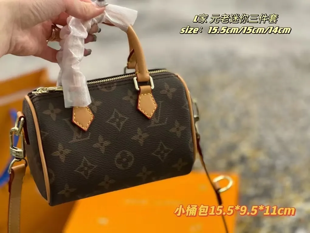 All categories Official website "Brand Women's Bags" Women's bags 💙 LV fine imitation LV, high imitation LV bags, LV crossbody bags, 2023 official latest version LV three-piece set, LV bag factory, recommended bags, size: Lucky bag 14-7.5-14.5 Shell 15-7.5-11 Nano15.5-9.5-11CM