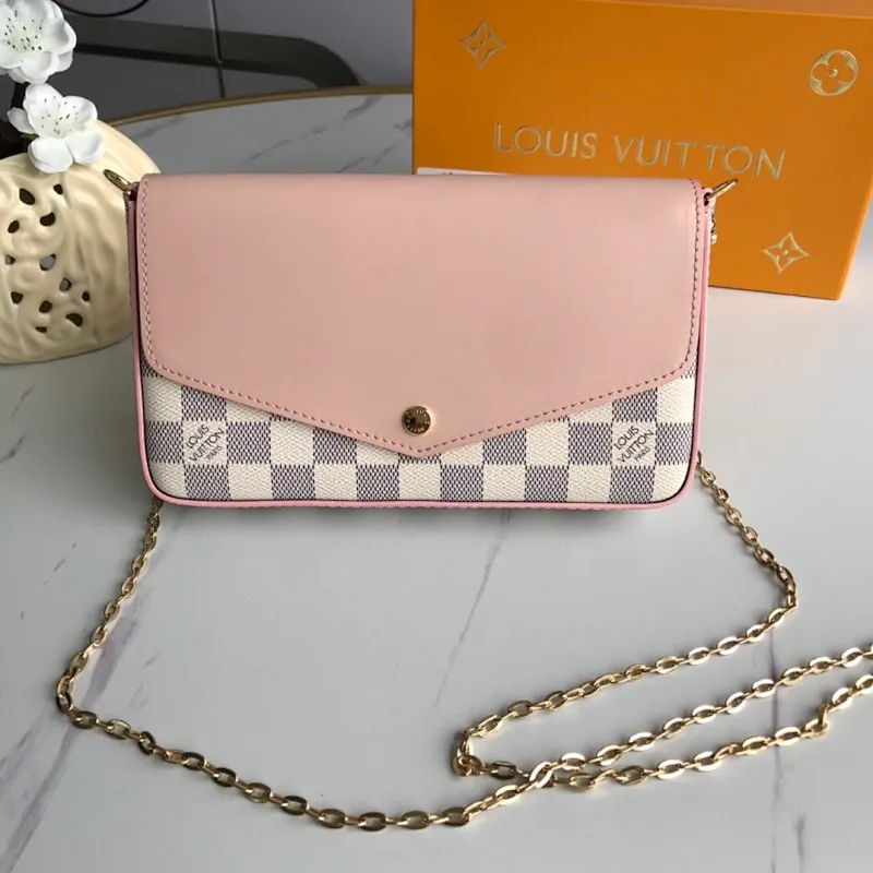 All categories Official website "Brand Women's Bags" Women's Bags 💙 LV replica LV, fine imitation LV bags, LV shoulder bags, 2023 official latest version LV crossbody bag, bag factory, original material, size: 21-11-2CM