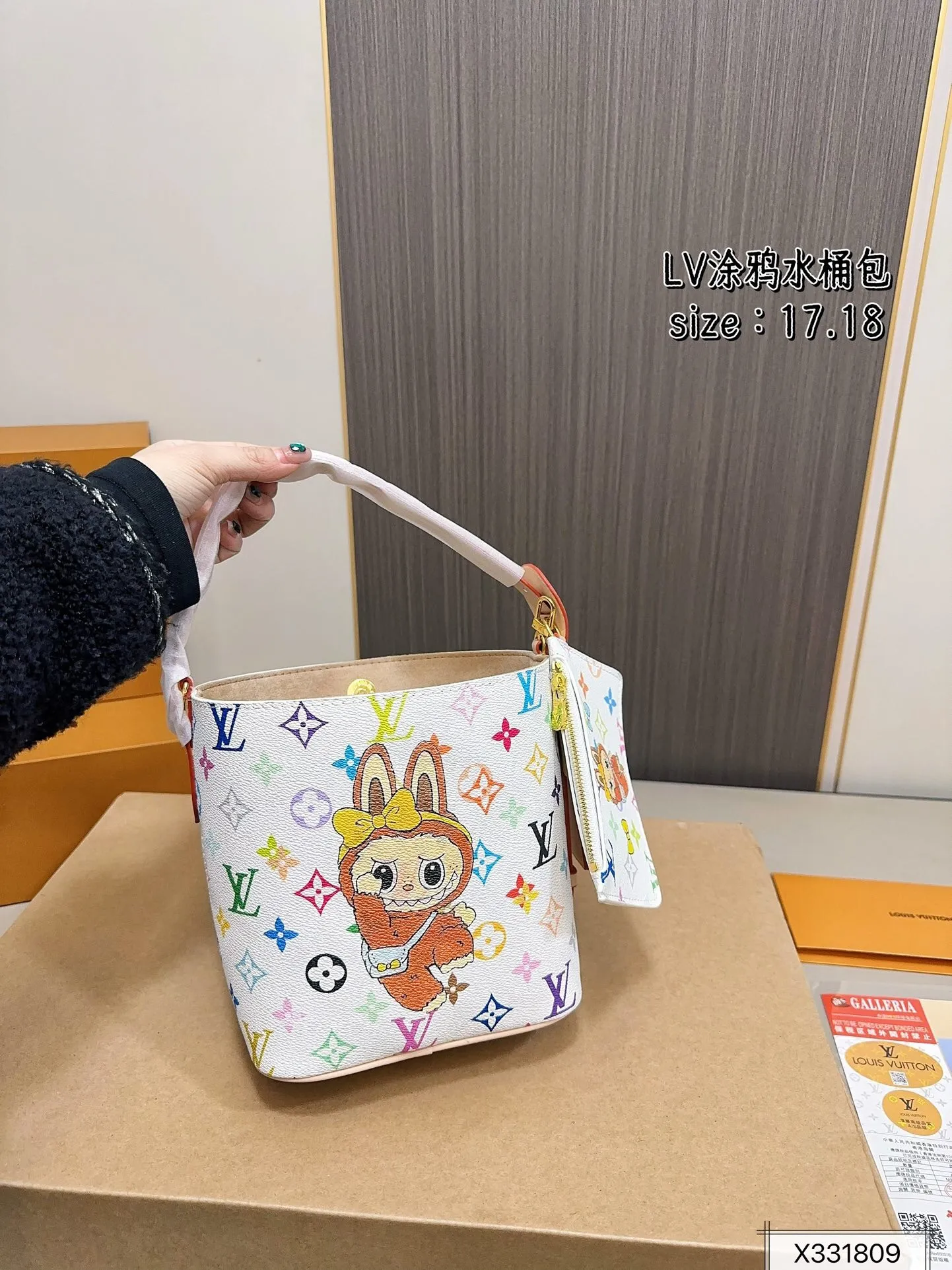 All Categories Official Website "Brand Women's Bags" Women's Bags 💙 LV 2025 New LV ALL IN BB Graffiti Bucket Bag
