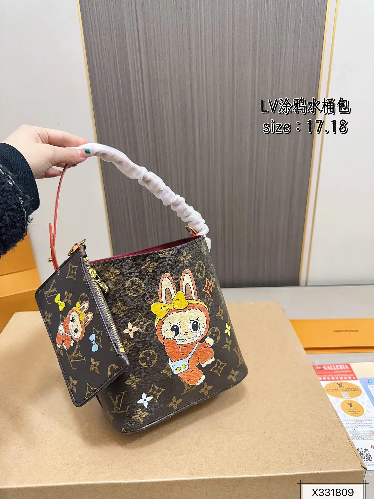 All Categories Official Website "Brand Women's Bags" Women's Bags 💙 LV 2025 New LV ALL IN BB Graffiti Bucket Bag