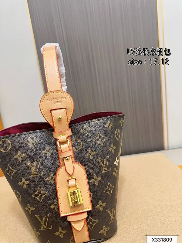 All Categories Official Website "Brand Women's Bags" Women's Bags 💙 LV 2025 New LV ALL IN BB Graffiti Bucket Bag