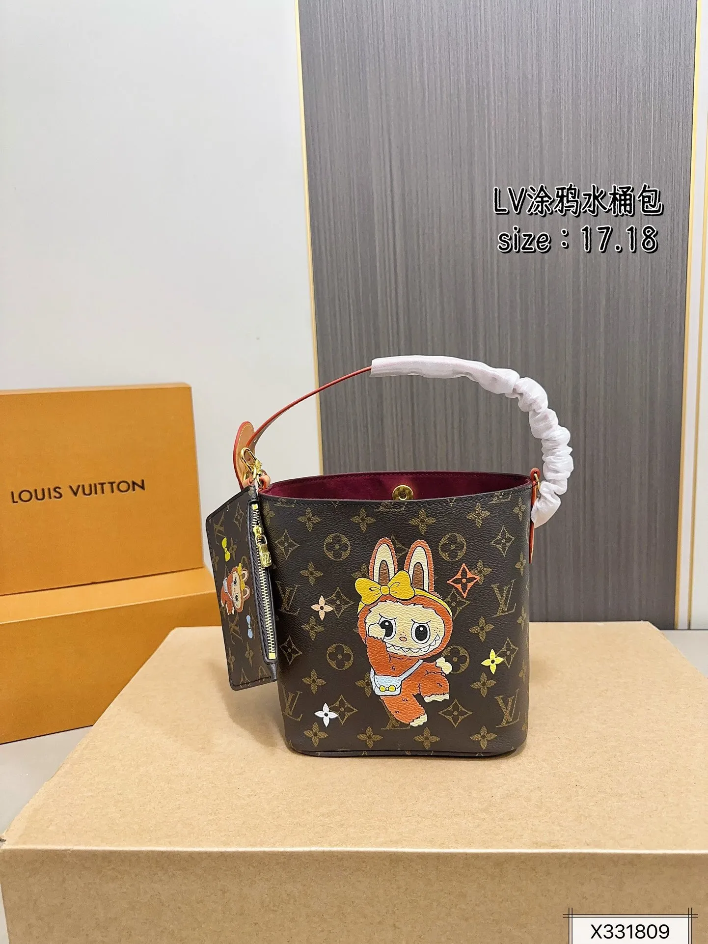 All Categories Official Website "Brand Women's Bags" Women's Bags 💙 LV 2025 New LV ALL IN BB Graffiti Bucket Bag