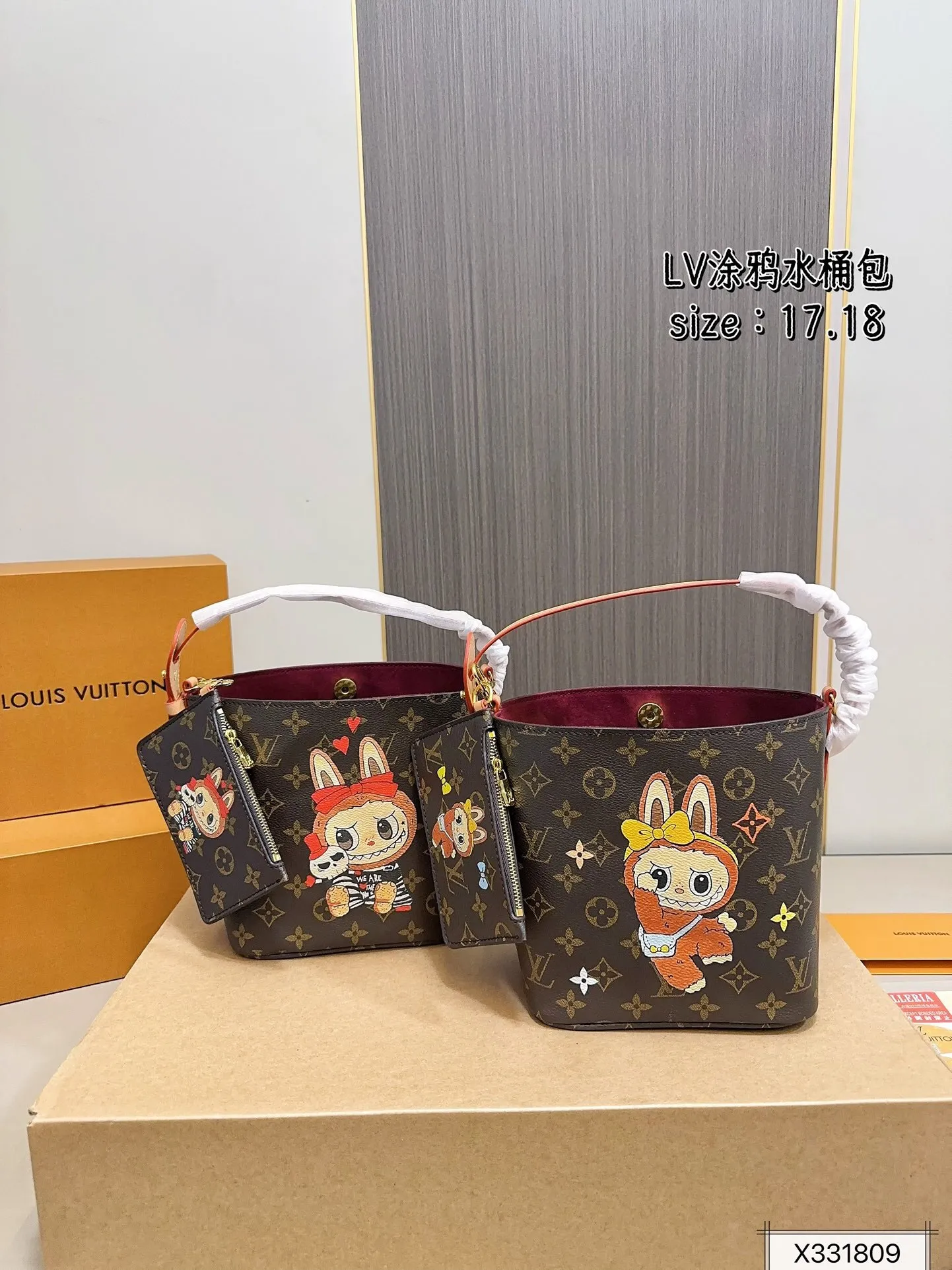 All Categories Official Website "Brand Women's Bags" Women's Bags 💙 LV 2025 New LV ALL IN BB Graffiti Bucket Bag