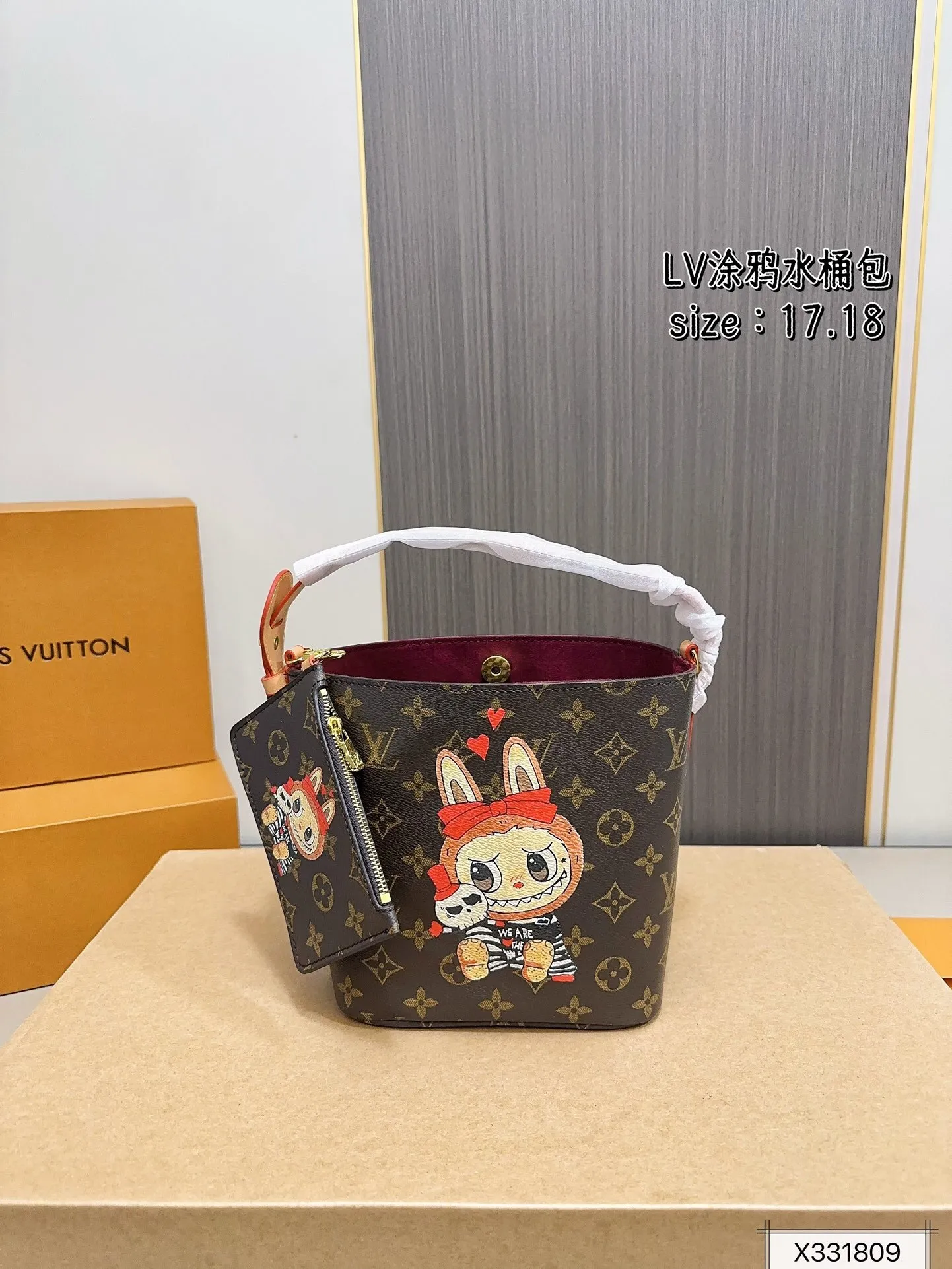 All Categories Official Website "Brand Women's Bags" Women's Bags 💙 LV 2025 New LV ALL IN BB Graffiti Bucket Bag
