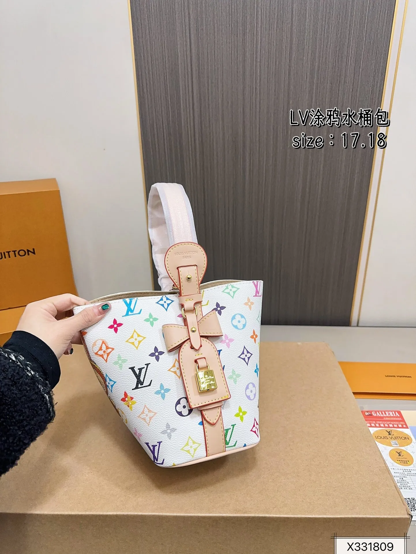 All Categories Official Website "Brand Women's Bags" Women's Bags 💙 LV 2025 New LV ALL IN BB Graffiti Bucket Bag