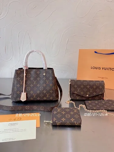 All categories Official website "Three-piece bag set" Three-piece set💖 LV 2023 new LV bag three-piece set wholesale