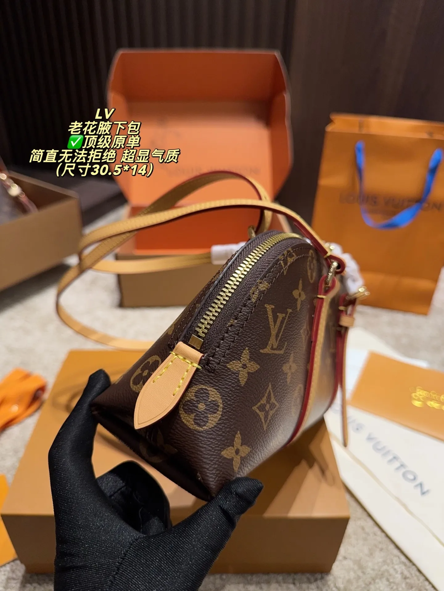 All categories Official website "Brand Women's Bags" Women's Bags 💙 LV 2025 new LV armpit bag