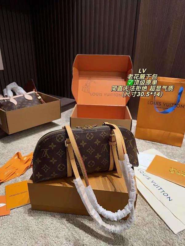 All categories Official website "Brand Women's Bags" Women's Bags 💙 LV 2025 new LV armpit bag