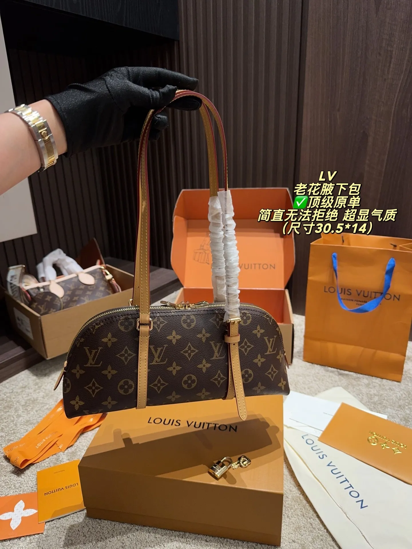 All categories Official website "Brand Women's Bags" Women's Bags 💙 LV 2025 new LV armpit bag