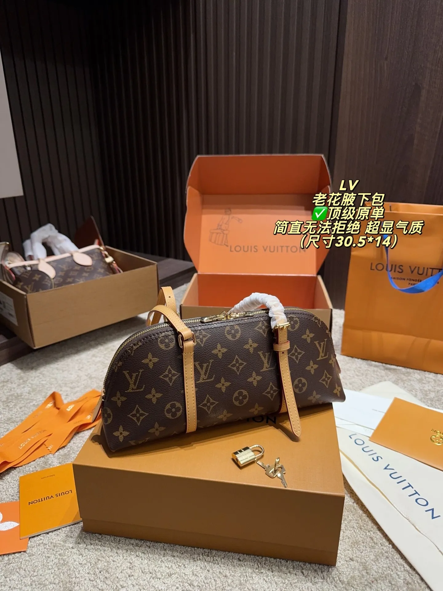 All categories Official website "Brand Women's Bags" Women's Bags 💙 LV 2025 new LV armpit bag