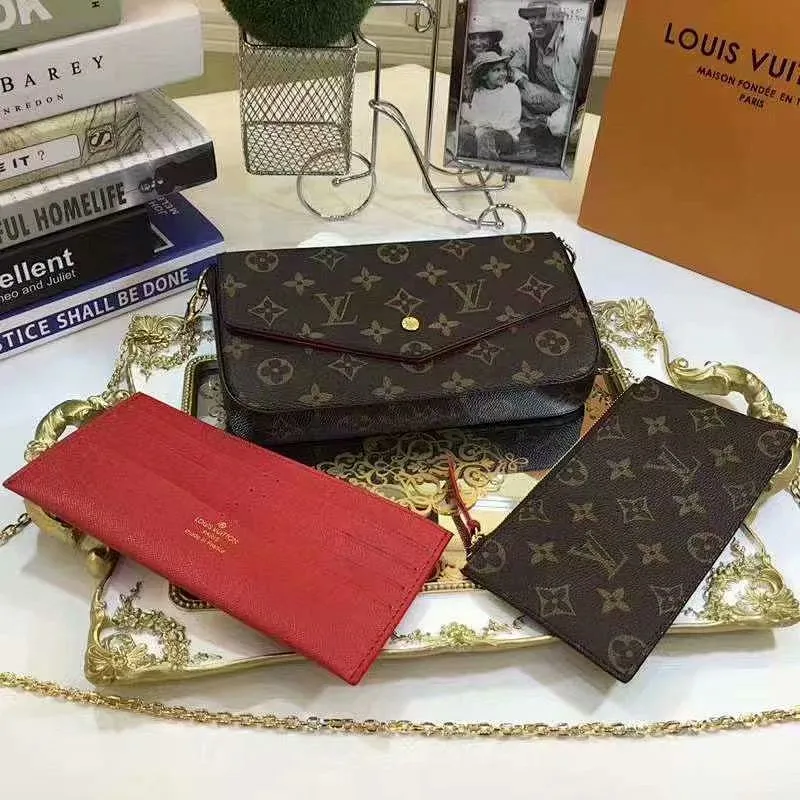 All categories Official website "Brand Women's Bags" Women's Bags 💙 LV 2022 official new LV three-piece handbag wholesale 5800800 High quality Size: 21-11-2CM