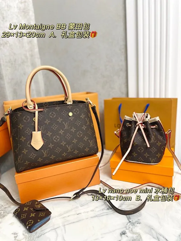 All categories Official website "Three-piece bag set" Three-piece set💖 LV 2023 new LV bag three-piece set wholesale