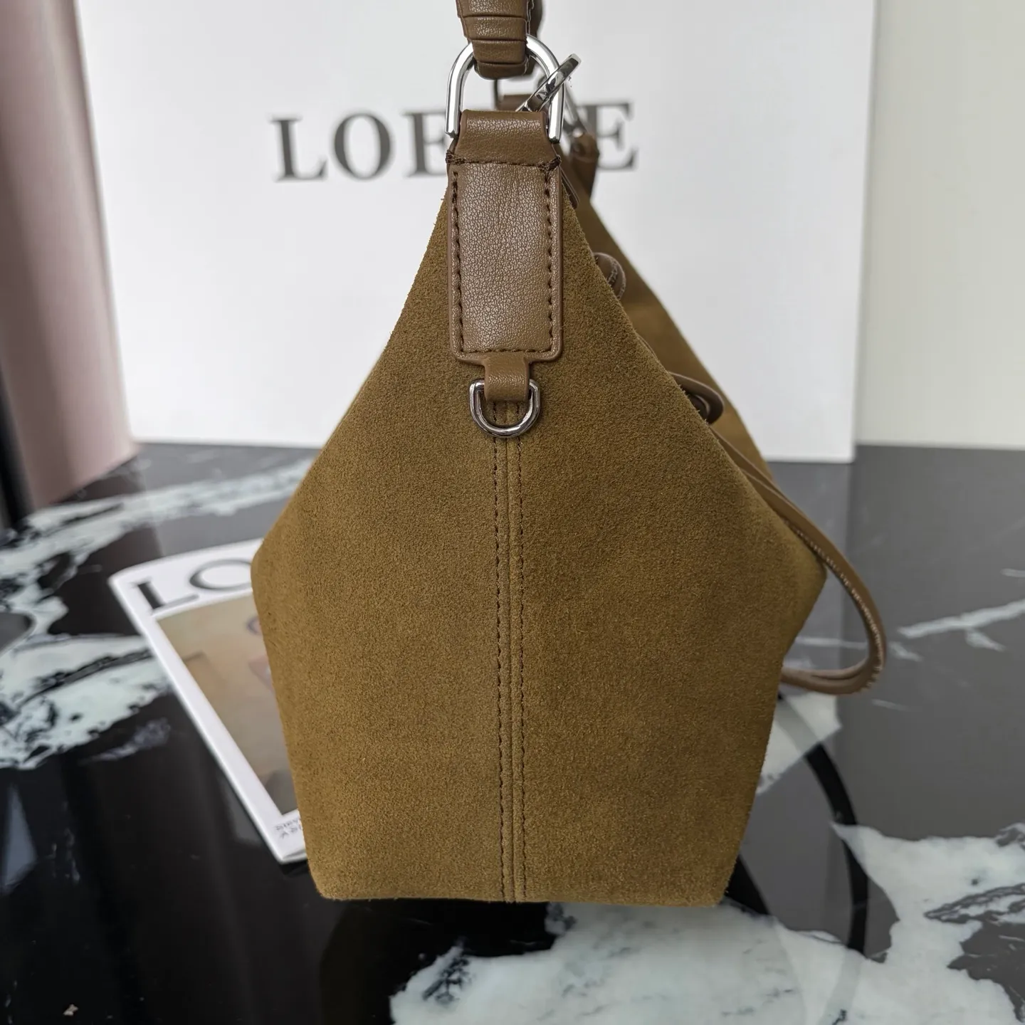 All categories Official website "Brand Women's Bags" Women's Bags 💙 Loewe 2026 new LOEWE armpit shoulder bag