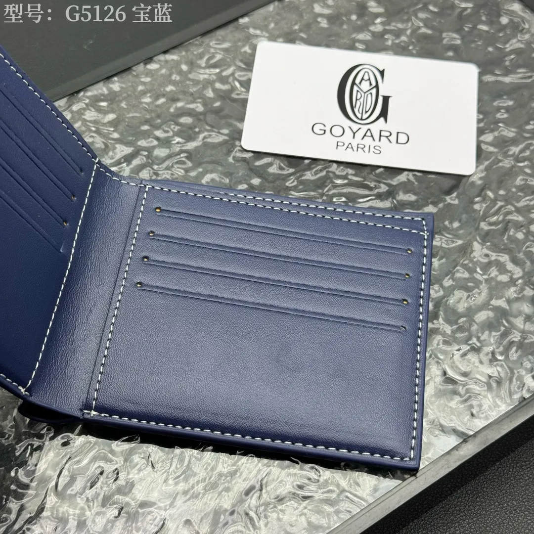 💰130 💎Upgraded original version 𝐠𝐨𝐲𝐚𝐫𝐝 Hot style ❤️Goyard wallet short style, Goyard 8-slot card slot wallet, the texture is directly stretched to the full mark, it can hold about 8-10 cards, it can hold cash, it is thin and does not stand up, it is classic, practical and attractive! If you want to create a short clip with a feeling that is different from others and has a deep taste, it must be him! size: 11*9 (cm) model: G5126