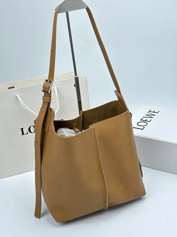 All Categories Official Website "Brand Women's Bags" Women's Bags 💙 Loewe 2026 New LOEWE Bucket Bag