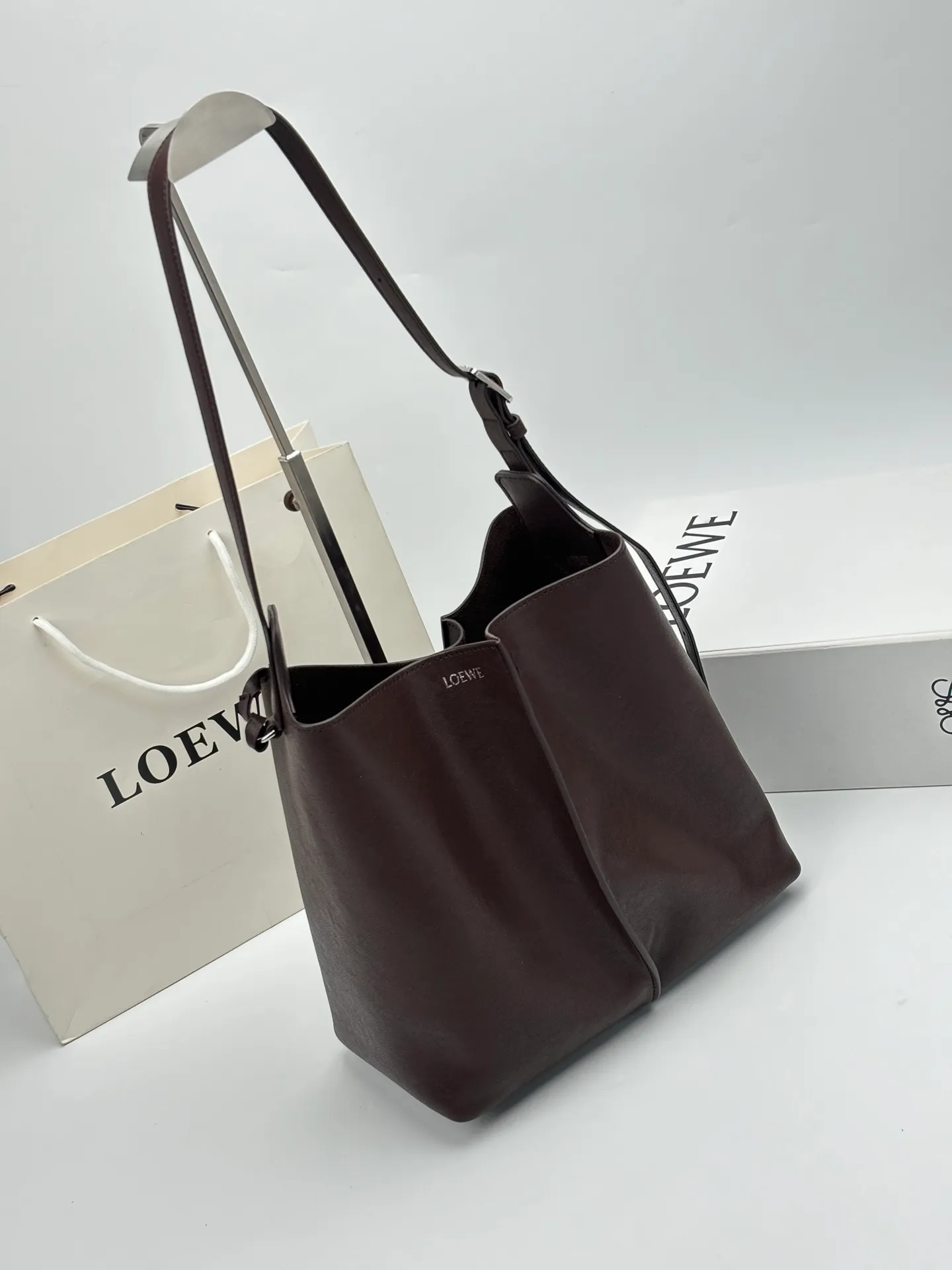 All Categories Official Website "Brand Women's Bags" Women's Bags 💙 Loewe 2026 New LOEWE Bucket Bag