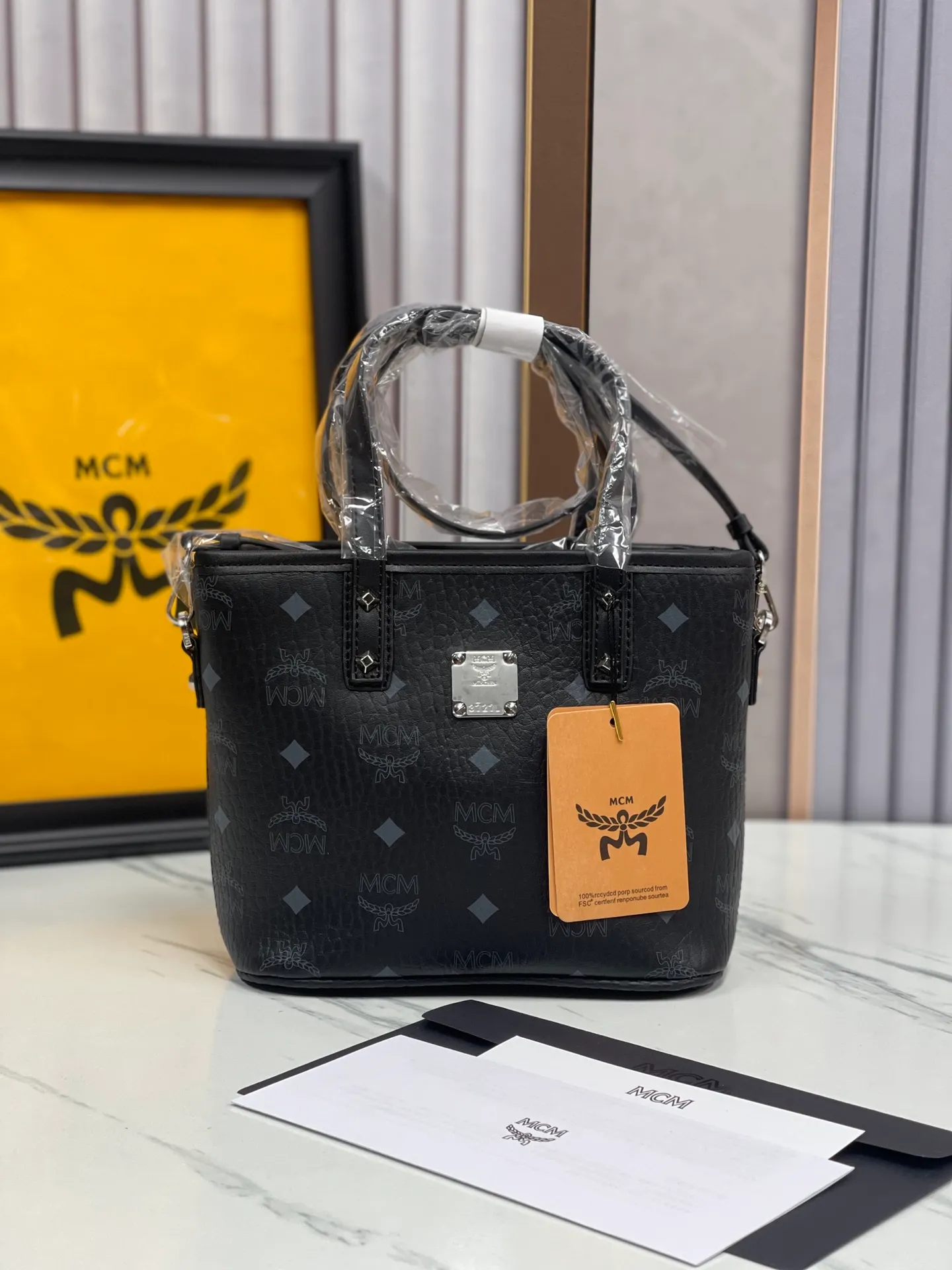 Batch 340💰MCM new upgraded version·High quality·Eco-friendly with counter ♻️Gift box packaging🎁Box of classic vegetable basket mini shopping bag, model: 03. Size 21X18X10 ✈✈🛍🐞🐞✨ M C M ✨⚡⚡Original ykk slider zipper/counter original customization🌼