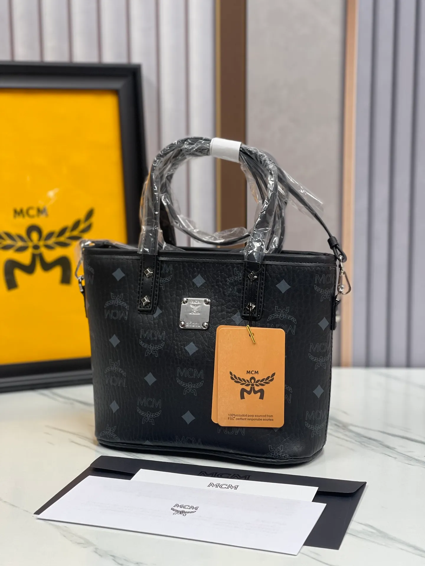 Batch 340💰MCM new upgraded version·High quality·Eco-friendly with counter ♻️Gift box packaging🎁Box of classic vegetable basket mini shopping bag, model: 03. Size 21X18X10 ✈✈🛍🐞🐞✨ M C M ✨⚡⚡Original ykk slider zipper/counter original customization🌼