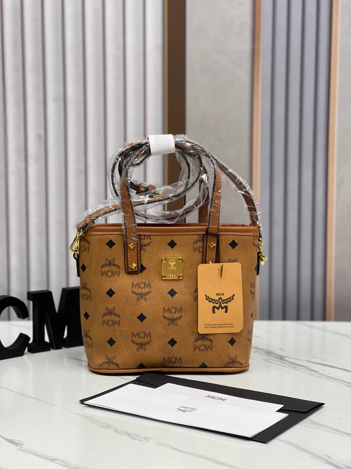 Batch 340💰MCM new upgraded version·High quality·Eco-friendly with counter ♻️Gift box packaging🎁Box of classic vegetable basket mini shopping bag, model: 03. Size 21X18X10 ✈✈🛍🐞🐞✨ M C M ✨⚡⚡Original ykk slider zipper/counter original customization🌼